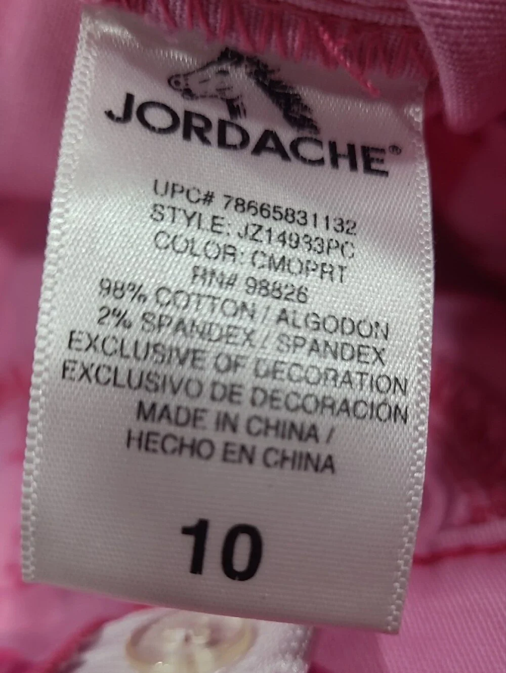 Jordache stylish pink